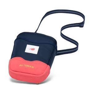Herschel X New Blalance, Cruz Crossbody Bag. Navy Blue & coral